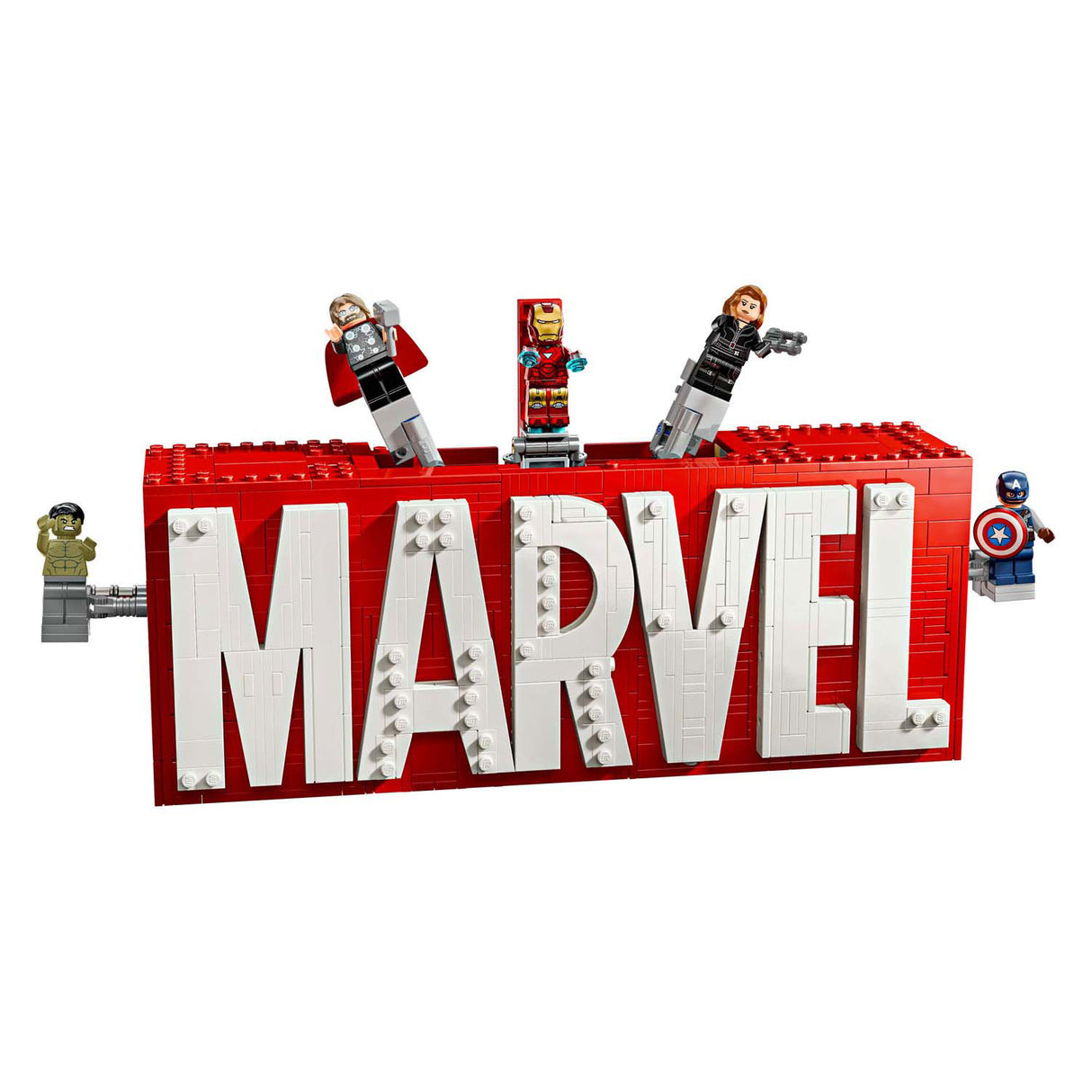 Lego Super Helden 76313 Marvel Logo a Miniquiguren