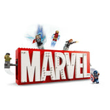 LEGO Super Heroes 76313 Marvel Logo i minifigury