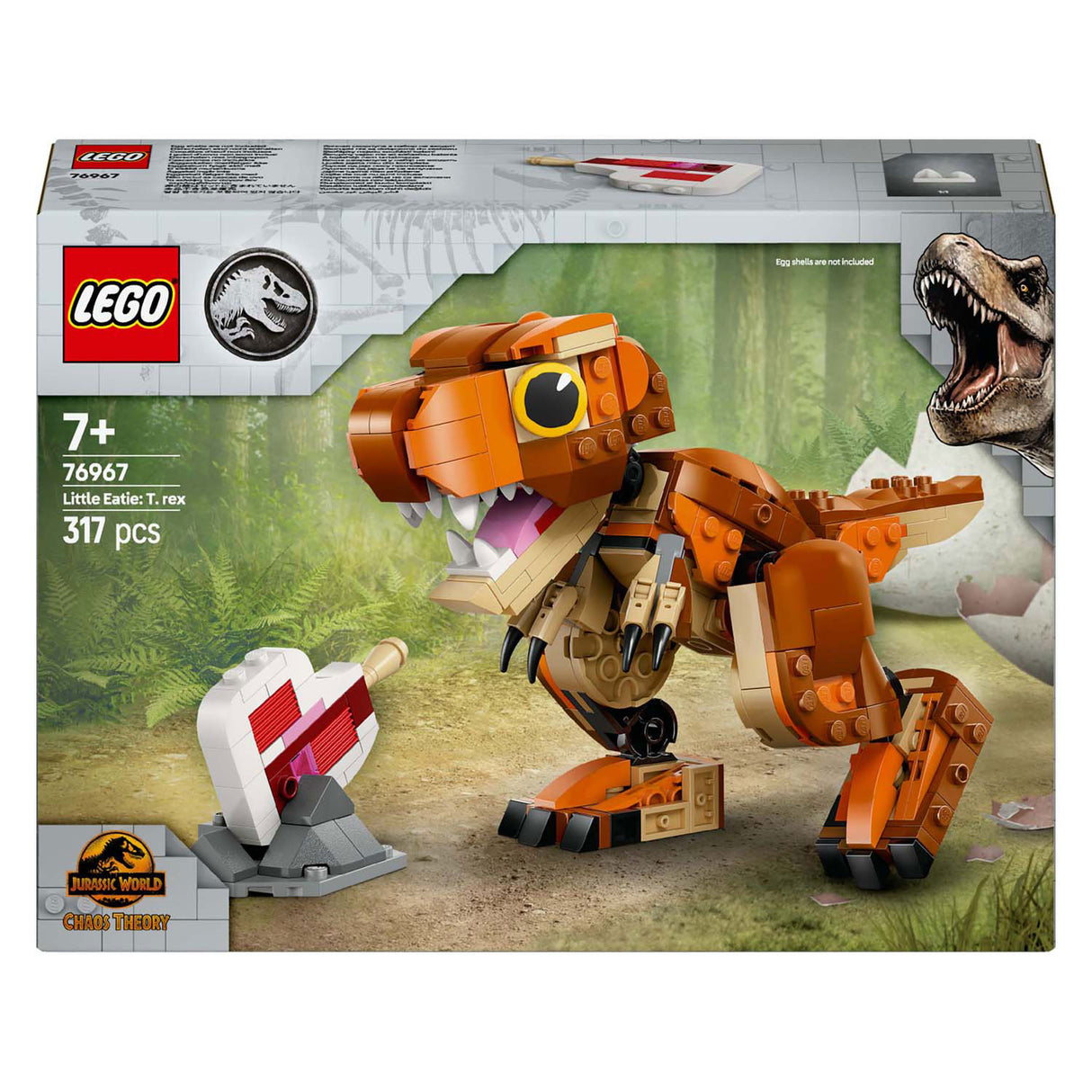 Lego jurassic world 76967 kleine eetster: t. rex