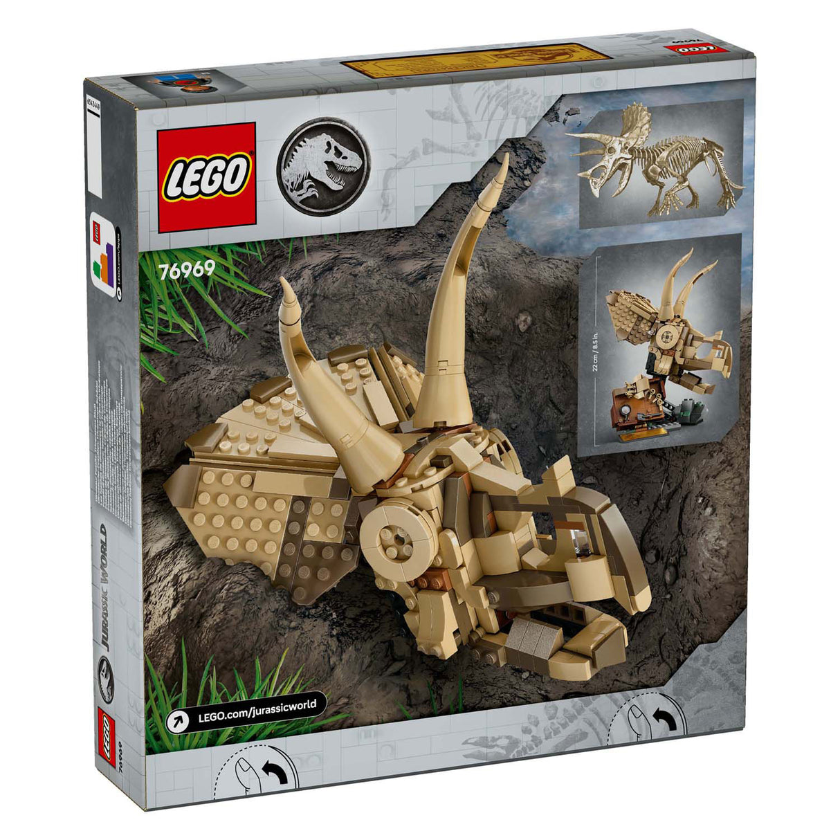 LEGO Jurassic World 76969 Fossils Dinosaurus: programma Triceratops