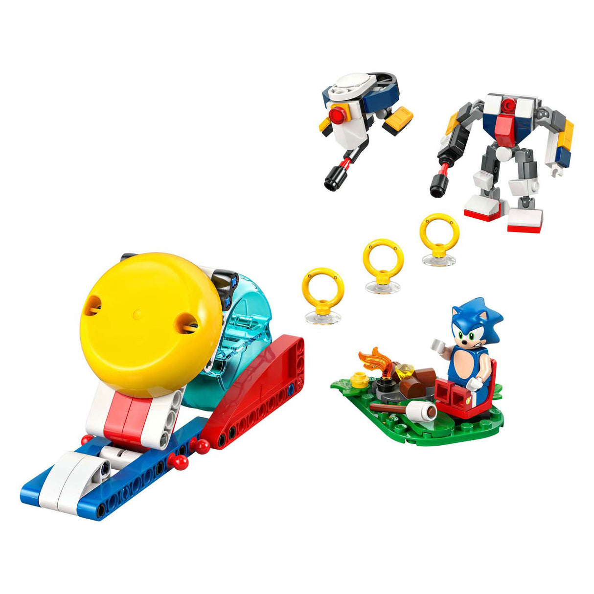 Lego Sonic the Hedgehog 77001 Sonics Kracheting ved lejrbålet