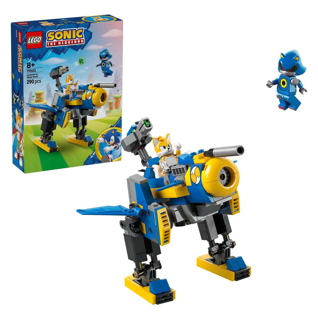 Lego Sonic The Hedgehog 77002 Ciclone vs. Sonic di metallo