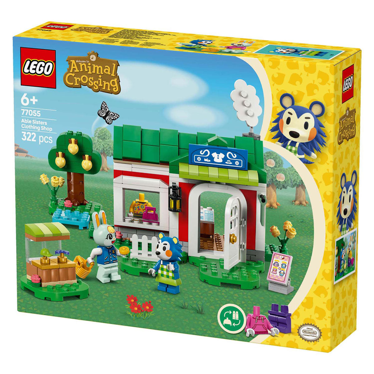 LEGO Animal Crossing 77055 Skräddare av systrarna kan