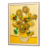 Lego art vincent van gogh – zonnebloemen bouwpakket voor volwassenen en wanddecoratie 31215