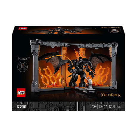 Lego icons boekensteun: the lord of the rings – balrog set - 10367