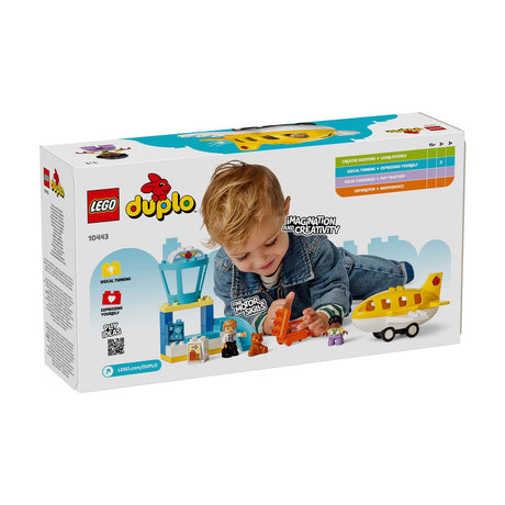 Lego duplo voor het eerst op het vliegveld educatief speelgoed voor peuters 10443