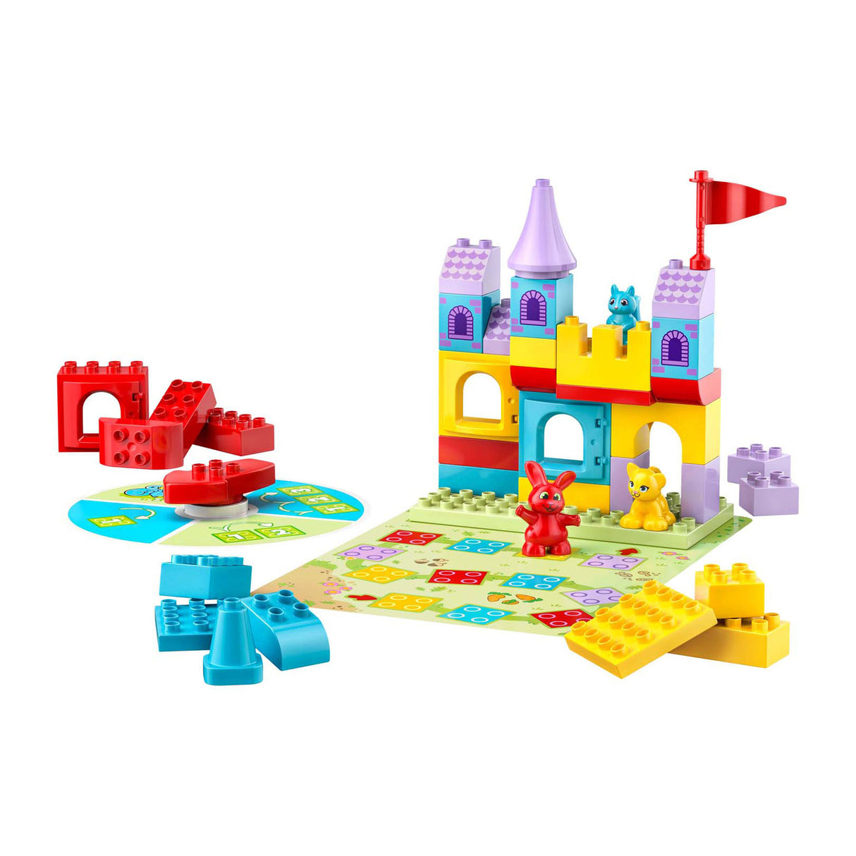 Lego duplo hopsy's kasteelspel educatief speelgoed bordspel - 10450