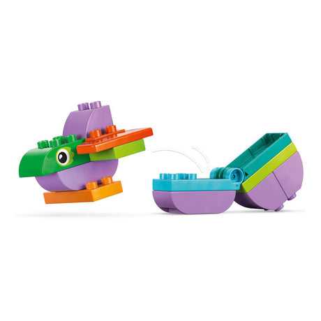Lego duplo 3-in-1 dinosaurussen op wielen leerzaam speelgoed voor peuters met 6 figuren 10451