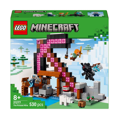 Lego minecraft de pikhouweelmijn bouwpakket voor kinderen - 21277
