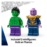 Lego marvel de hulk truck vs. thanos - superhelden speelgoed - 76312