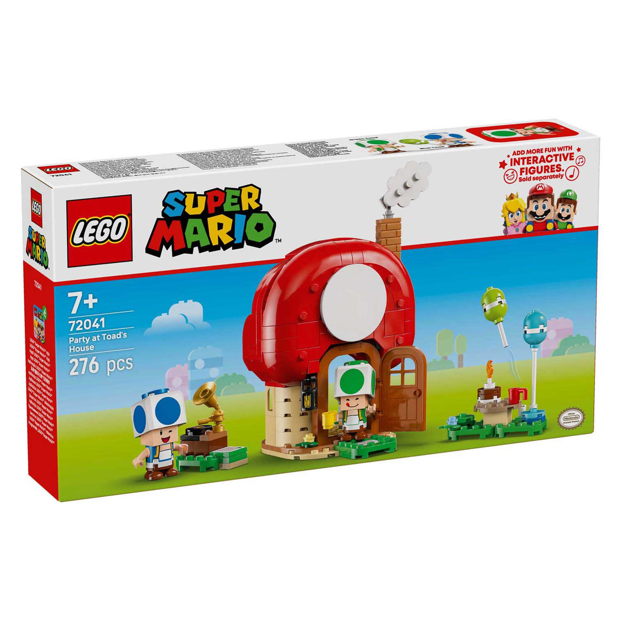 Lego ® super mario™ toads huisfeestje, speelgoed - 72041