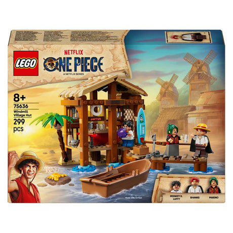 Lego ® one piece hut in windmolendorp bouwset - 75636