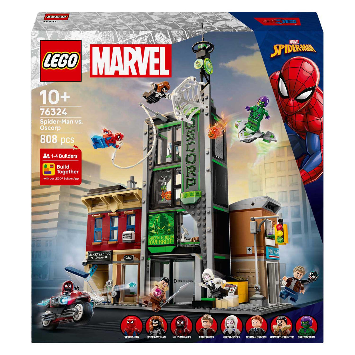 Lego ® marvel spider-man vs. oscorp - 76324