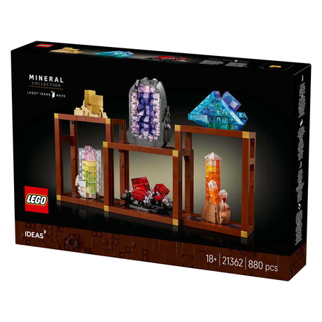 Lego ideas mineralenverzameling, bouwpakket voor volwassenen 21362