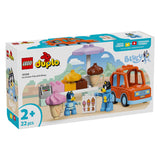 Lego duplo bluey: een ijsje halen met bluey speelgoed ijsjes bouwpakket voor kinderen 10458