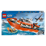 Lego city exploration - kustwacht reddingsboot - met helikopter