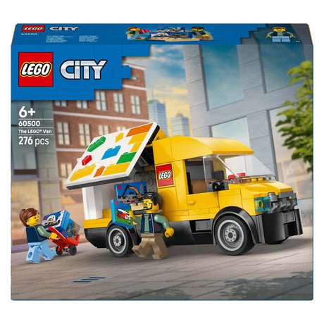Lego ® city: de bestelwagen - bouw- en speelset voor autofans vanaf 6 jaar - met 2 minifiguren - 60500