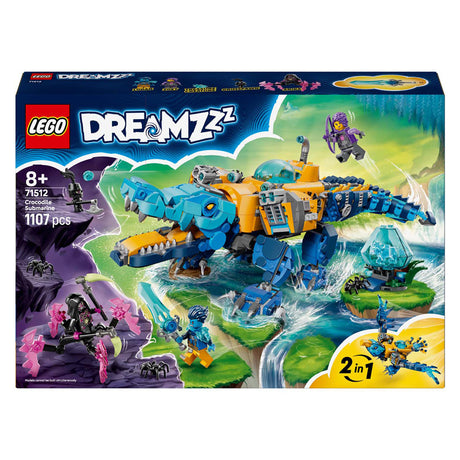 Lego dreamzzz - 71512 - krokodilonderzeeër - speelset met droomfiguren