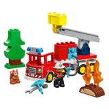 Lego duplo - brandweertruck - inclusief slang en brandweerman