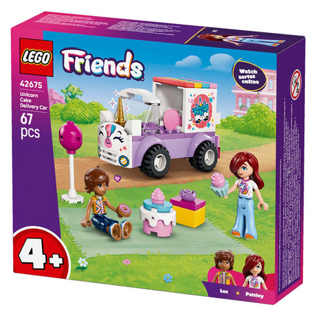 Lego friends eenhoorn taartenbezorgauto