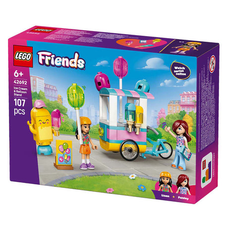Lego friends ijsjes- en ballonnenkraam