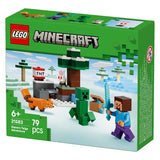 Lego minecraft steve's taiga-avontuur videogame bouwpakket voor kinderen - 21583