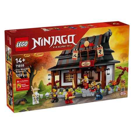 Lego ® ninjago® 15-jarig jubileum: smederij de vier wapens - 71858