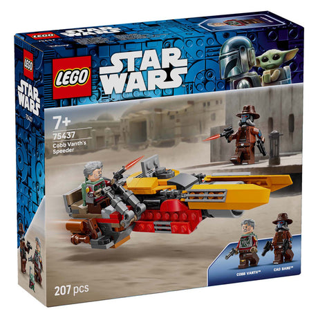 Lego star wars cobb vanths speeder voertuig - decoratie en bouwpakket voor kinderen - 75437