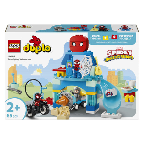 Lego duplo ǀ marvel team spidey hoofdkwartier bouwpakket voor kinderen en decoratie 10464