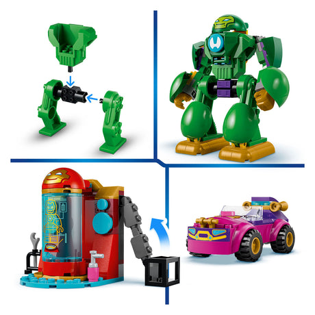 Lego ® ǀ marvel iron man en zijn fantastische vriendjes loki tegen team iron man - cadeau voor kinderen vanaf 4 jaar - 11211