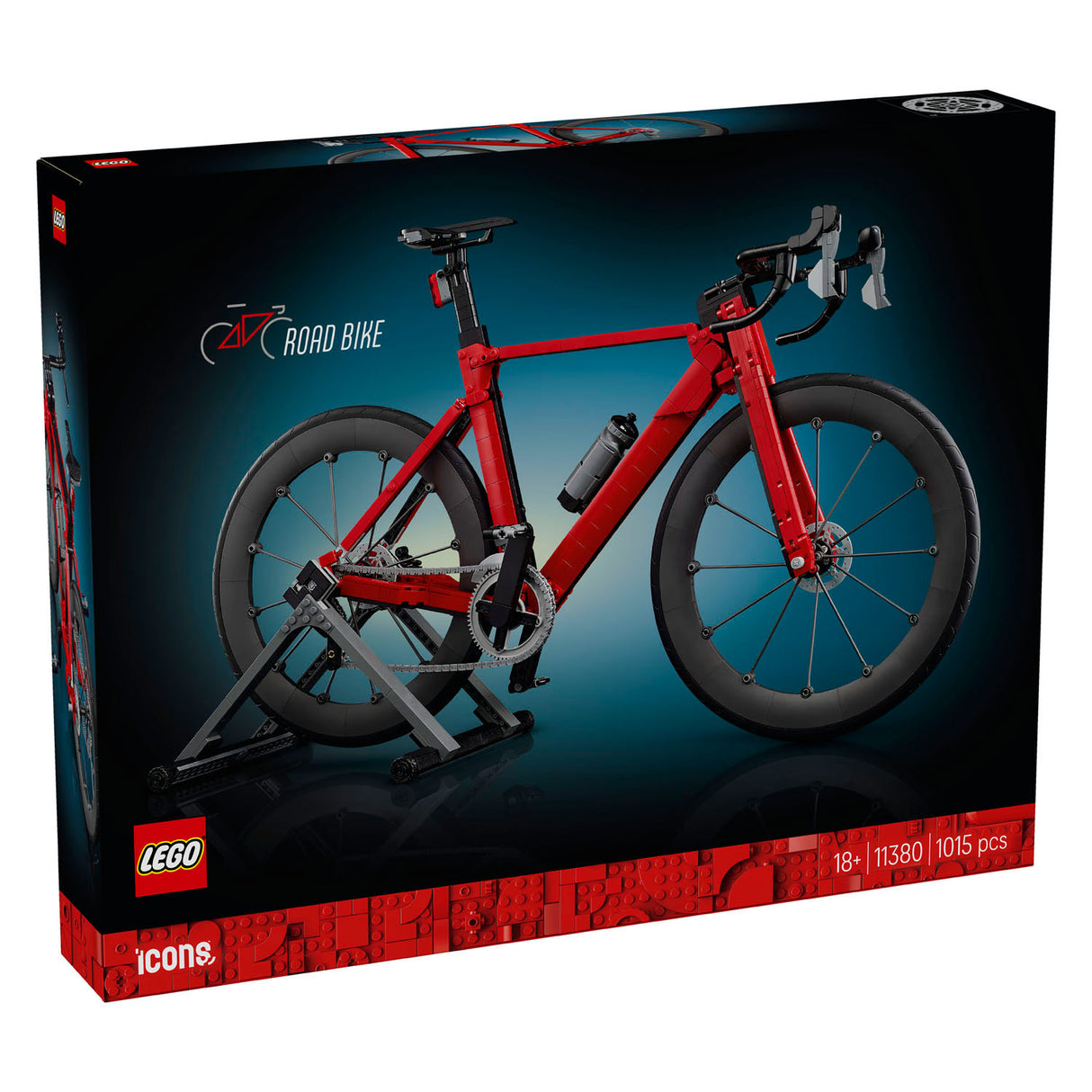 Lego icons racefiets voertuig bouwpakket voor volwassenen - 11380