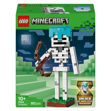 Lego ® minecraft® het skelet - decoratief gamingspeelgoed - modelbouwset - gamingmerchandise voor kinderen vanaf 10 jaar - 21594