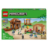 Lego minecraft oproeper dorpsaanval speelgoed voor kinderen met 11 figuren uit de videogame 21596