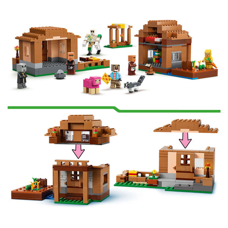 Lego minecraft oproeper dorpsaanval