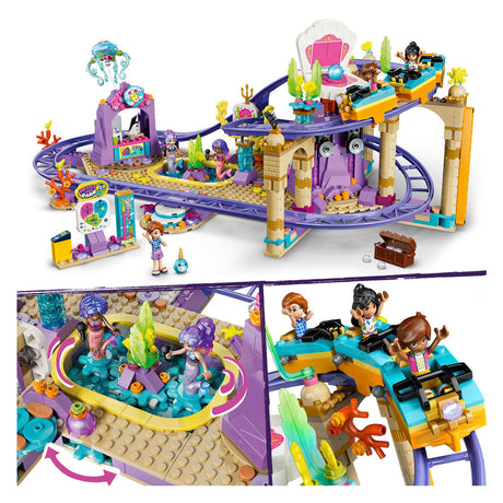 Lego friends zeemeerminnenachtbaan pretpark speelgoed voor kinderen met poppetjes 42703