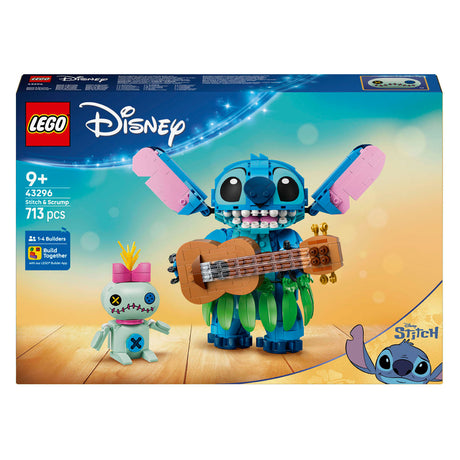 Lego ǀ disney stitch en scrump bouwpakket voor kinderen en kinderkamer decoratie 43296