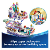 Lego disney princess ariëls koninklijke trouwboot bouwpakket voor kinderen met 7 poppetjes 43299