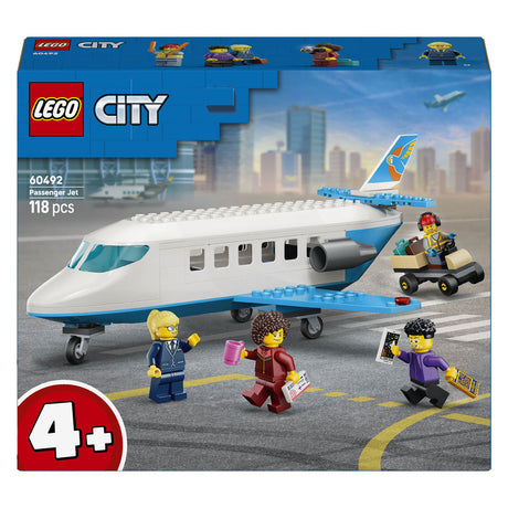 Lego city passagierstoestel vliegtuig speelgoed voor kinderen vanaf 4 jaar 60492