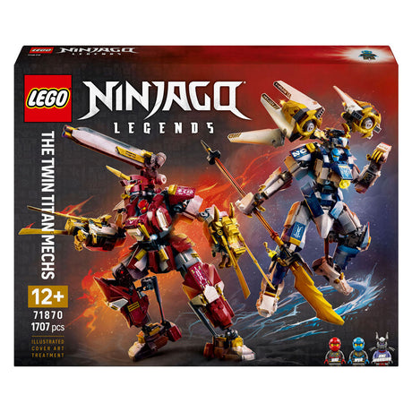 Lego ninjago de twee torenhoge mecha