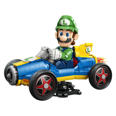 Lego super mario mario kart: luigi en mach 8