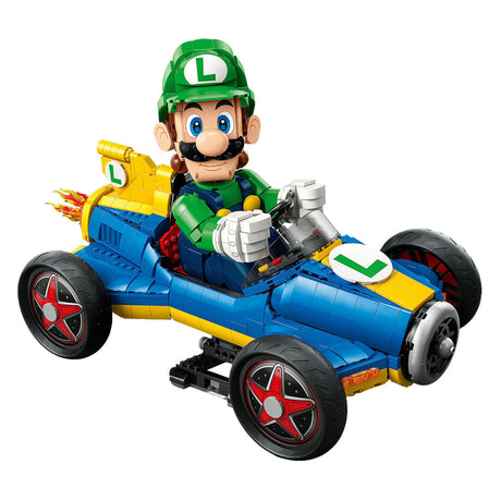 Lego super mario mario kart: luigi en mach 8