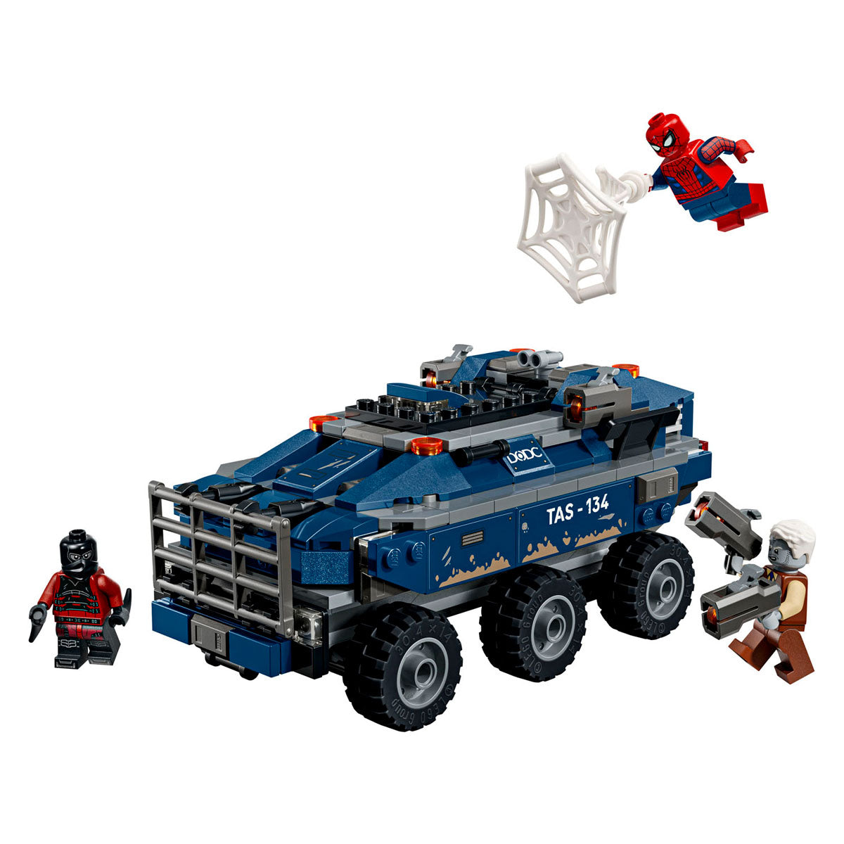 Lego ǀ marvel spider-man achtervolging van gevangenistransport bouwpakket voor kinderen 76349