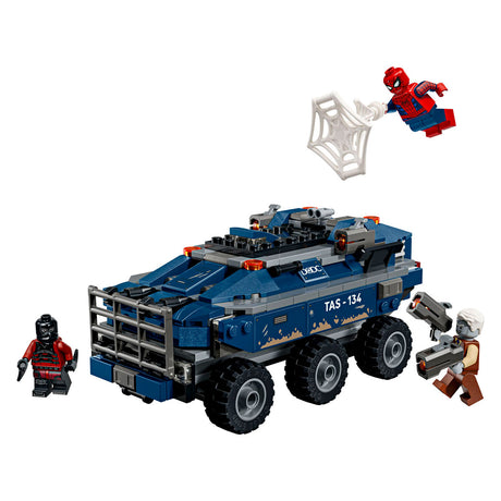 Lego ǀ marvel spider-man achtervolging van gevangenistransport bouwpakket voor kinderen 76349