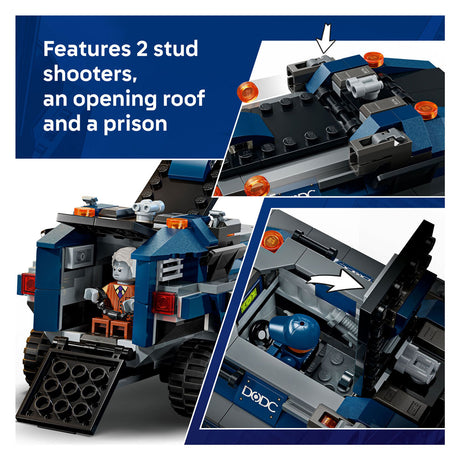 Lego ǀ marvel spider-man achtervolging van gevangenistransport bouwpakket voor kinderen 76349