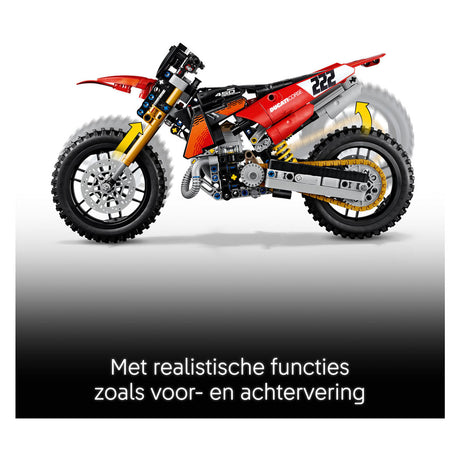Lego technic ducati desmo450 mx factory motor