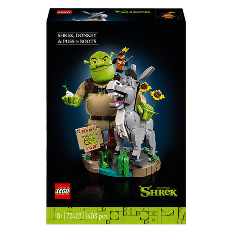 Lego ® shrek: shrek, ezel en de gelaarsde kat - 72423