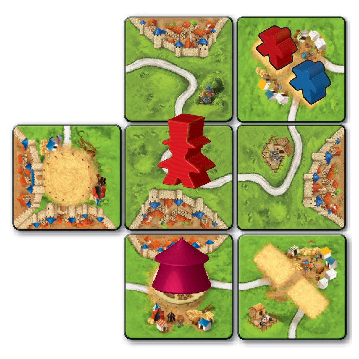 999Games Carcassonne Das Circus -Brettspiel