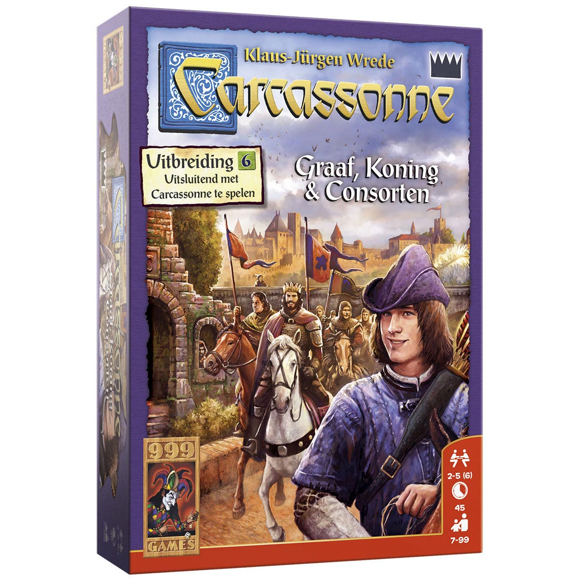 999Games Carcassonne Graaf, Koning and Associates brädspel