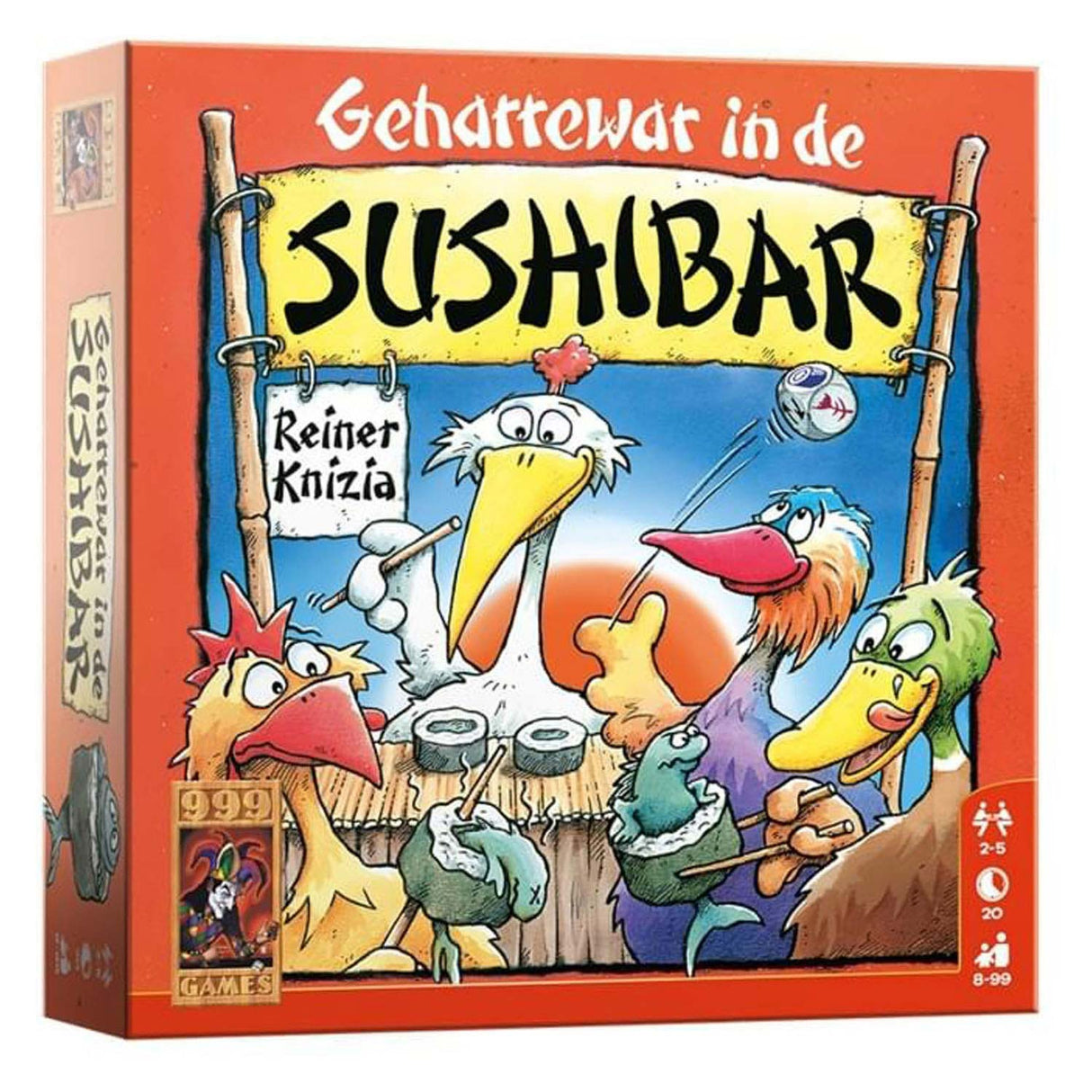 999Games Dobbelspel Harrewar v Sushibar 30-dílné (NL)