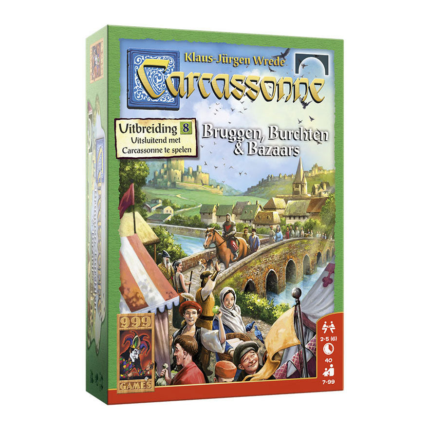 999Games Carcassonne: mostovi, trdnjave in bazarji širitev družabne igre